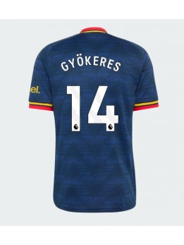 Moški Nogometna dresi replika Arsenal Viktor Gyokeres #14 Gostujoči 2026-27 Kratek rokav